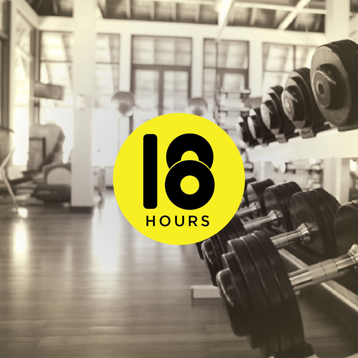 18hrs hours gym fitness centre round identity FIT Eight