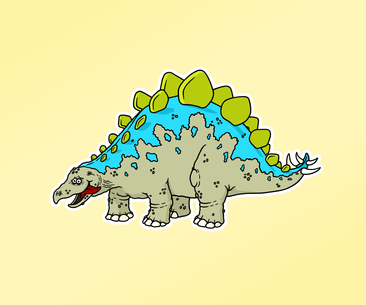 Dinosaur prehistoric cartoon funny