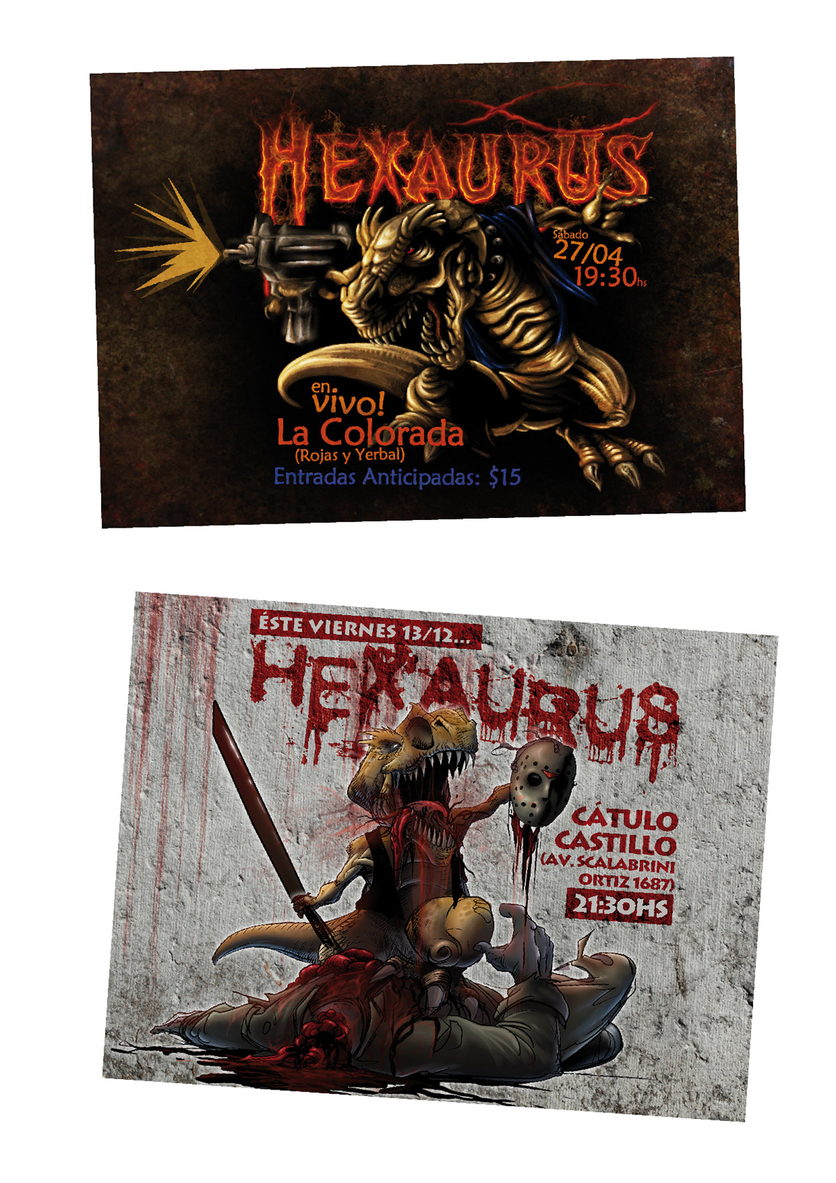 song musica heavy metal hexaurus dinosaurio metal thrash