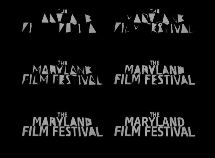 storyboard animatic maryland festival trailer bumper process making of cinema 4d after effects Low Poly Breakdown MICA popcorn pin