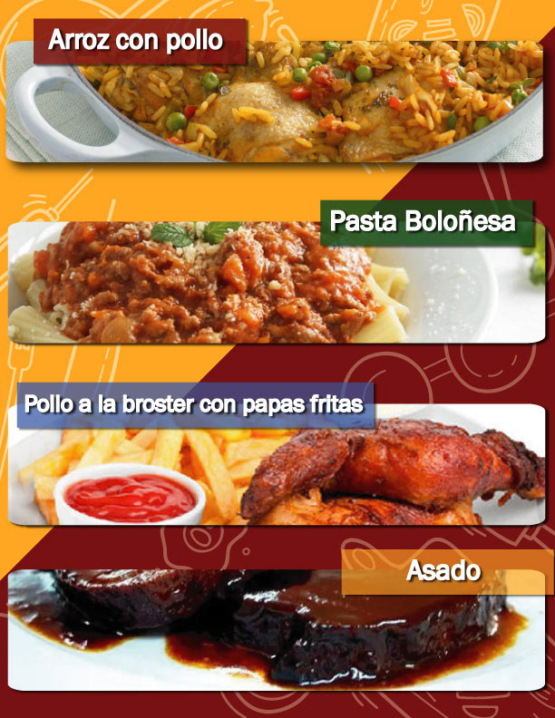 Alimentos marca logo pdf catering proyecto marcapersonal PLATOS comida arroz