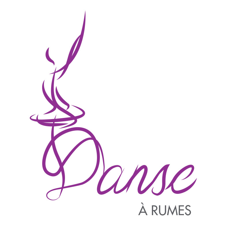 logo danse DANCE   dancing rose Fille garçon danseuse Typographie