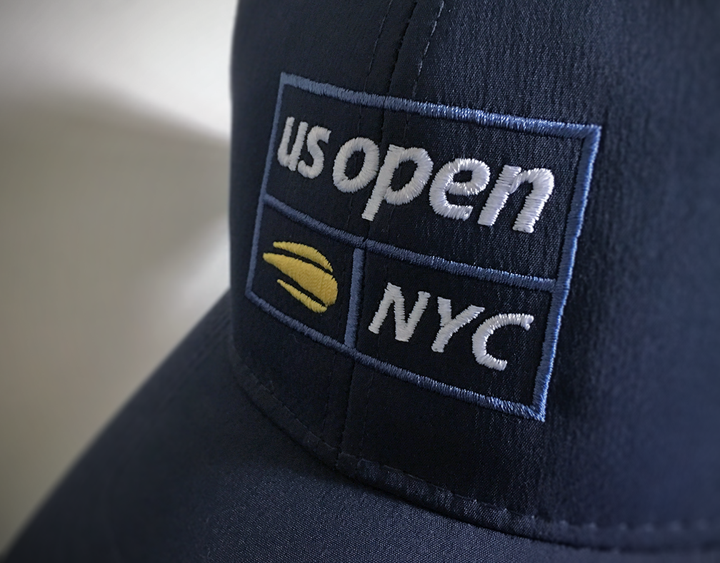 tennis open nyc Hats caps Embroidery applique silscreen Clothing