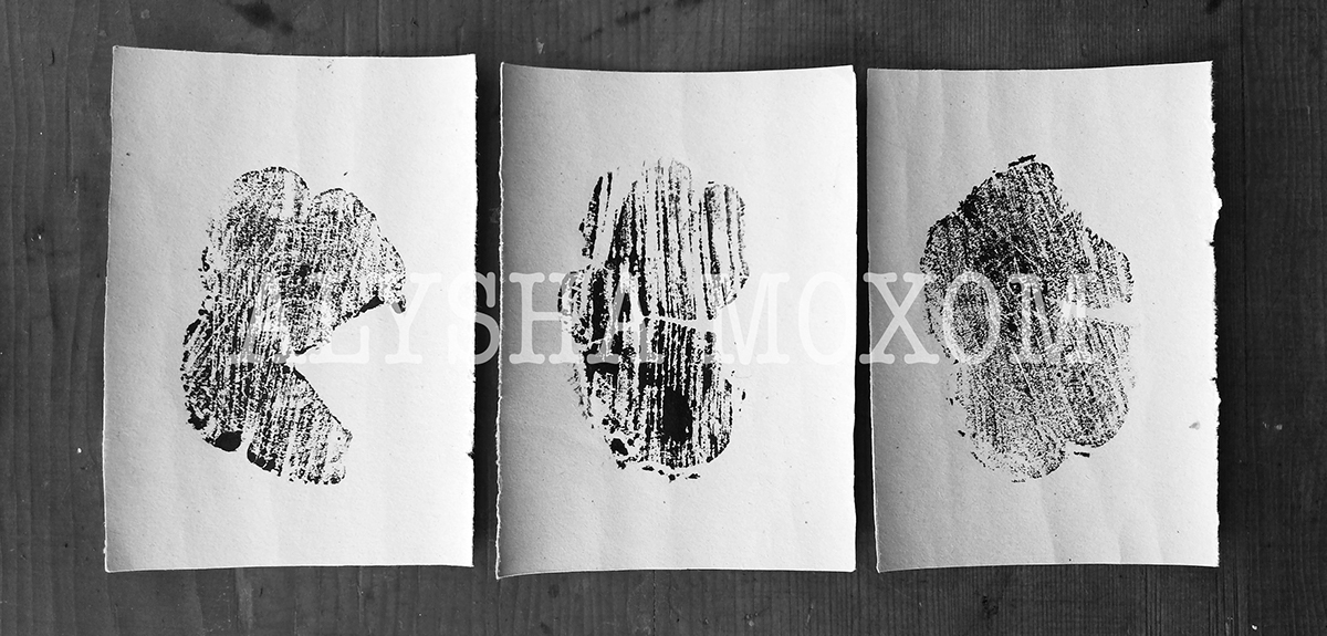 wood ink prints grain texture