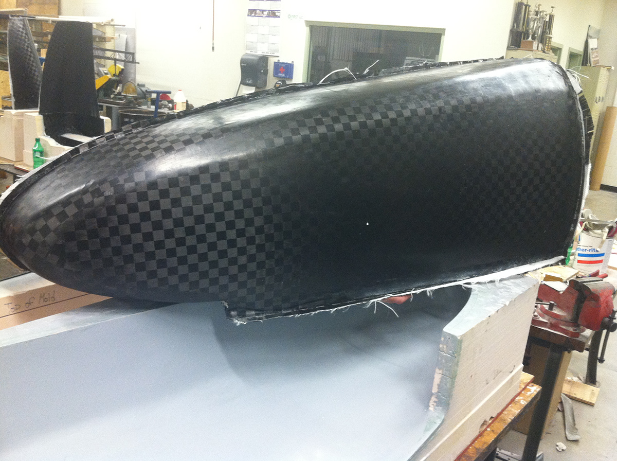 Formula SAE blender 3d design Vehicle FSAE Aerodynamics Carbon Fiber Mold Design manufacturing