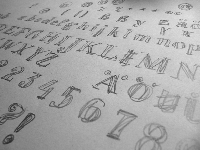 type design vector font Illustrator