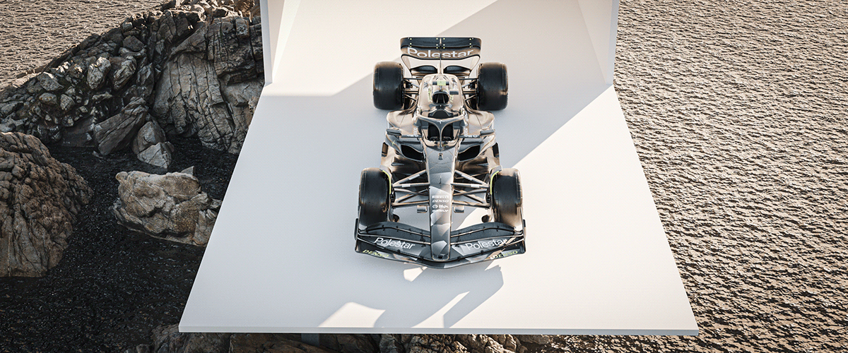 3D Render visualization automotive   CGI Motorsport Livery concept visual f1