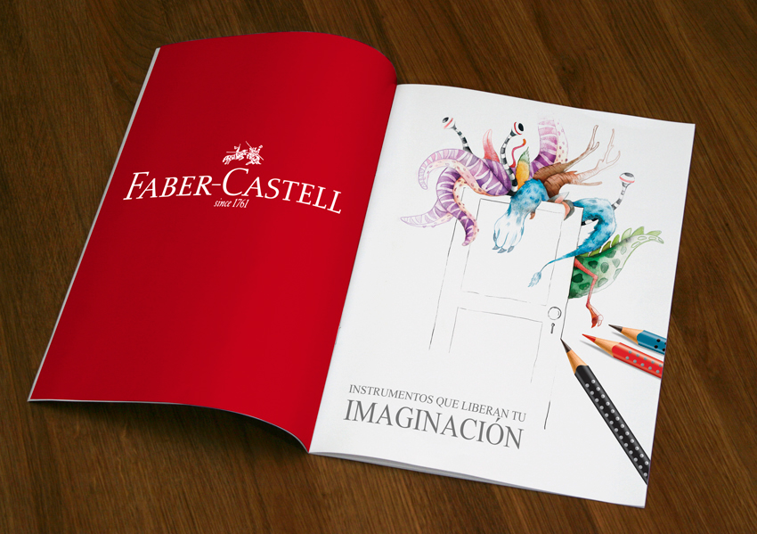 FABER CASTELL pencil colors faber mexico campaign conceptexperts colors watercolor monsters rebecacubillo