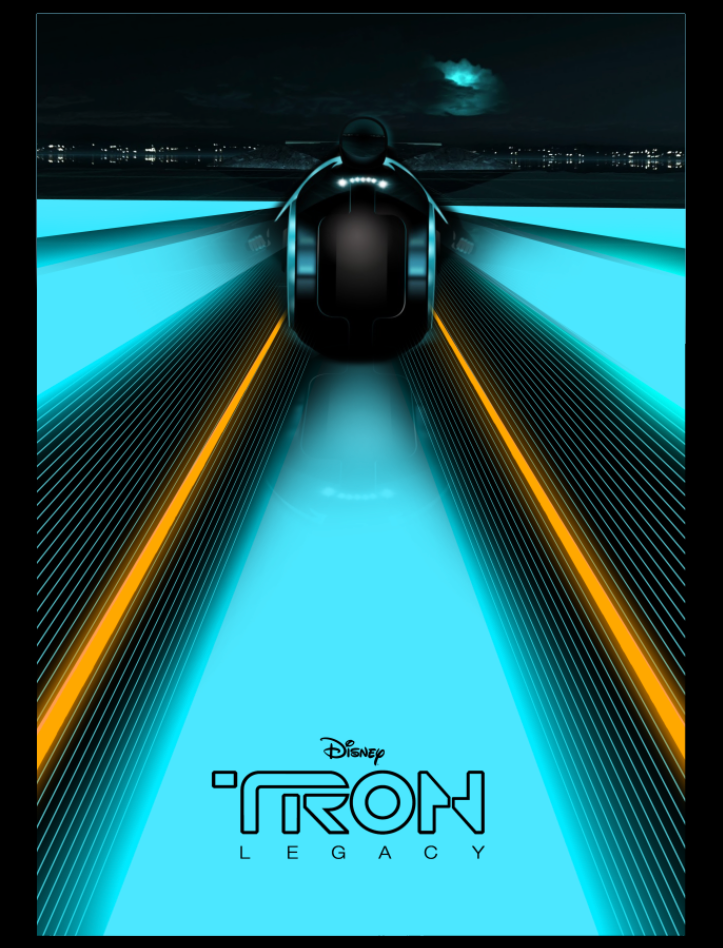 Tron poster posters daft punk line red blue editorial future Space  moto circles texture