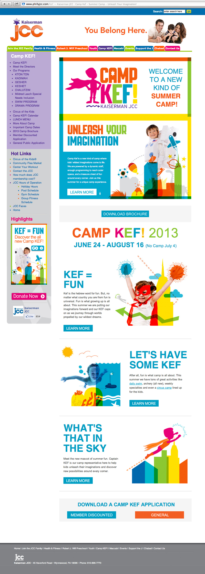 camp summer logos banner systems Website