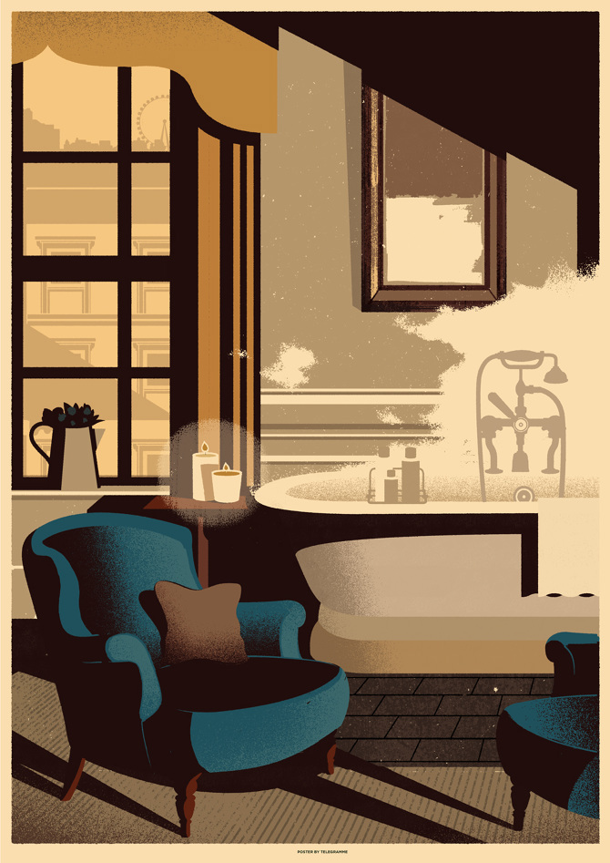 travel posters vector soho house London berlin texture New York city Interior mid century furniture fireplace Holiday vaction winter