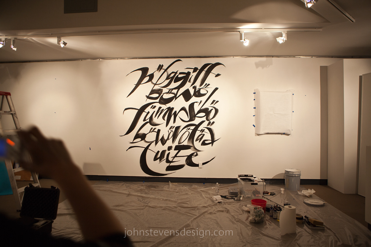 #calligraphy #letterforming #brushcalligraphy #johnstevenscalligraphy
