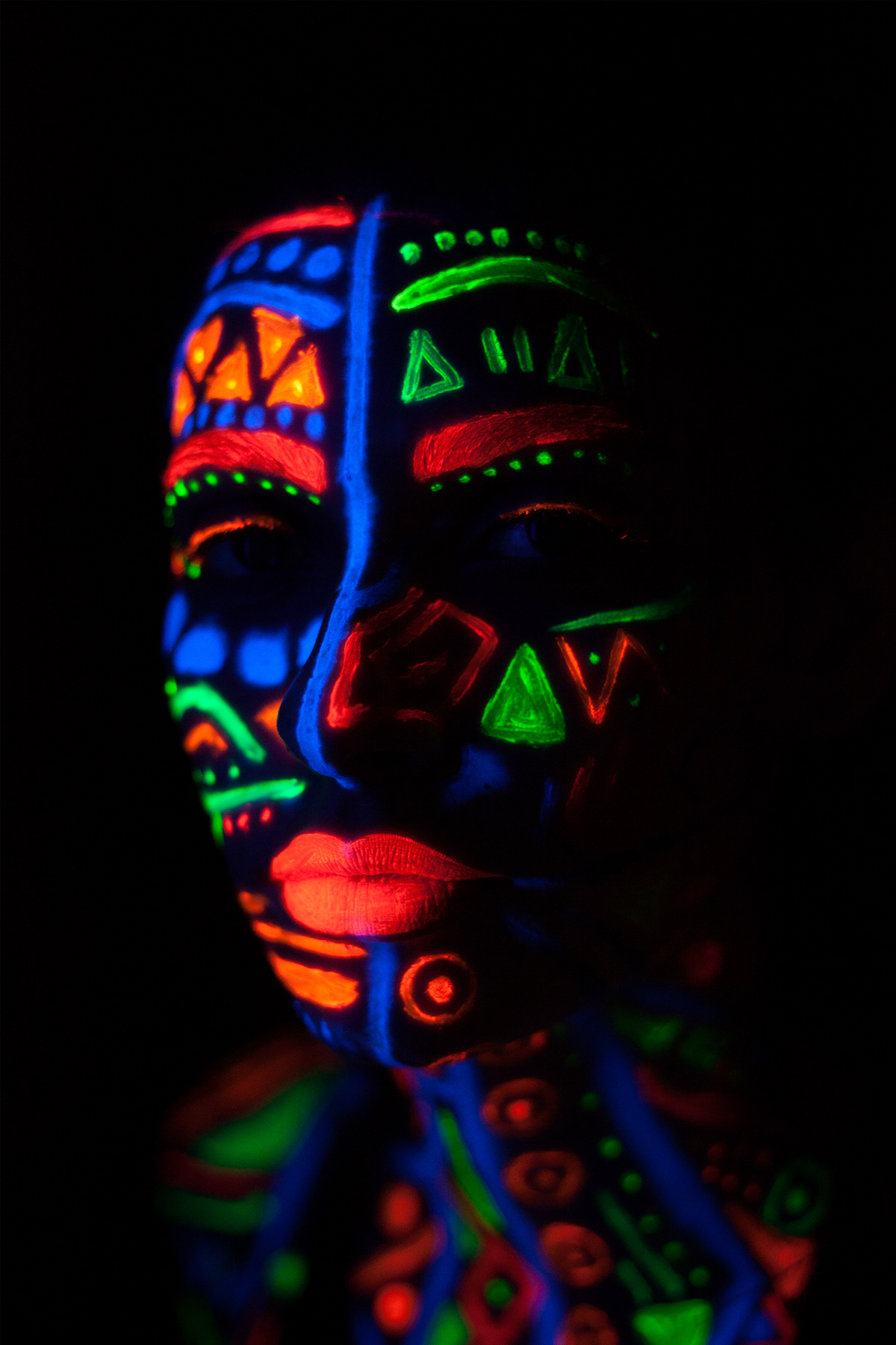 lights BODYPAINT bodyart Photography  photoshoot color Drawing  painting   lights effects