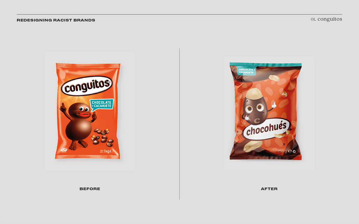 Black Lives Matter black people colacao Conguitos Food Packaging mascot design negrita packaging design racism racist brands