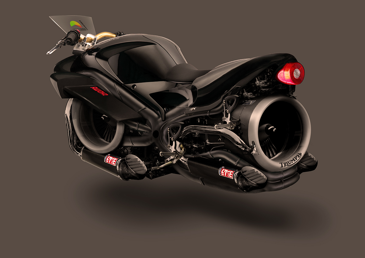 triumph hover bike concept motorbike motorcycles