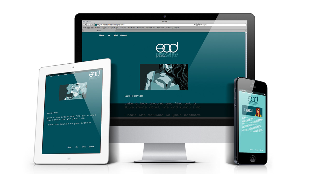 Responsive Website Web Design  Graphic Designer