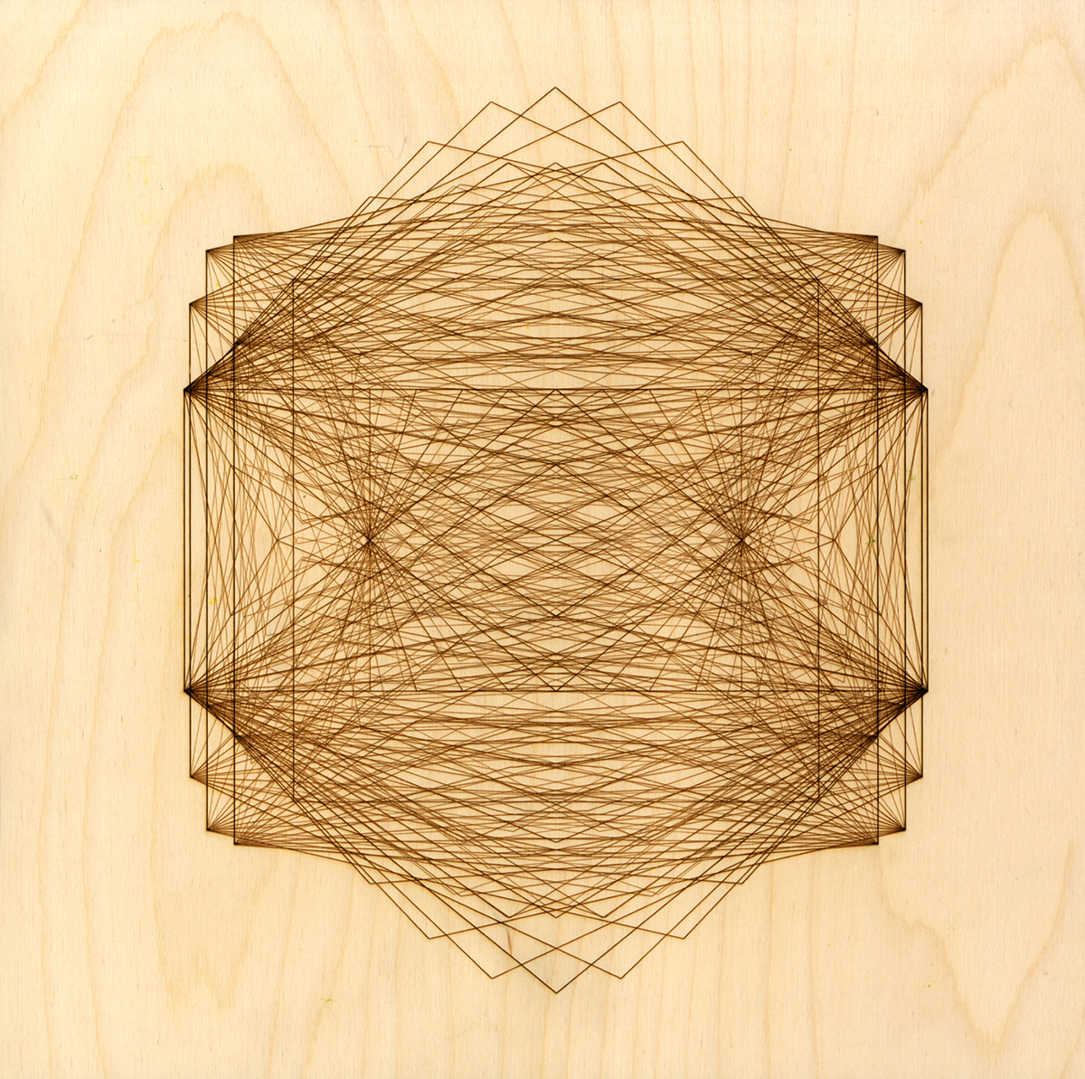 risd Perspective cube line thesis lasercutter Drafting