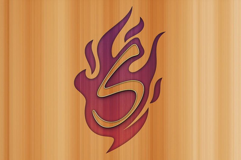 logo Logotype brand fire strings guitar
