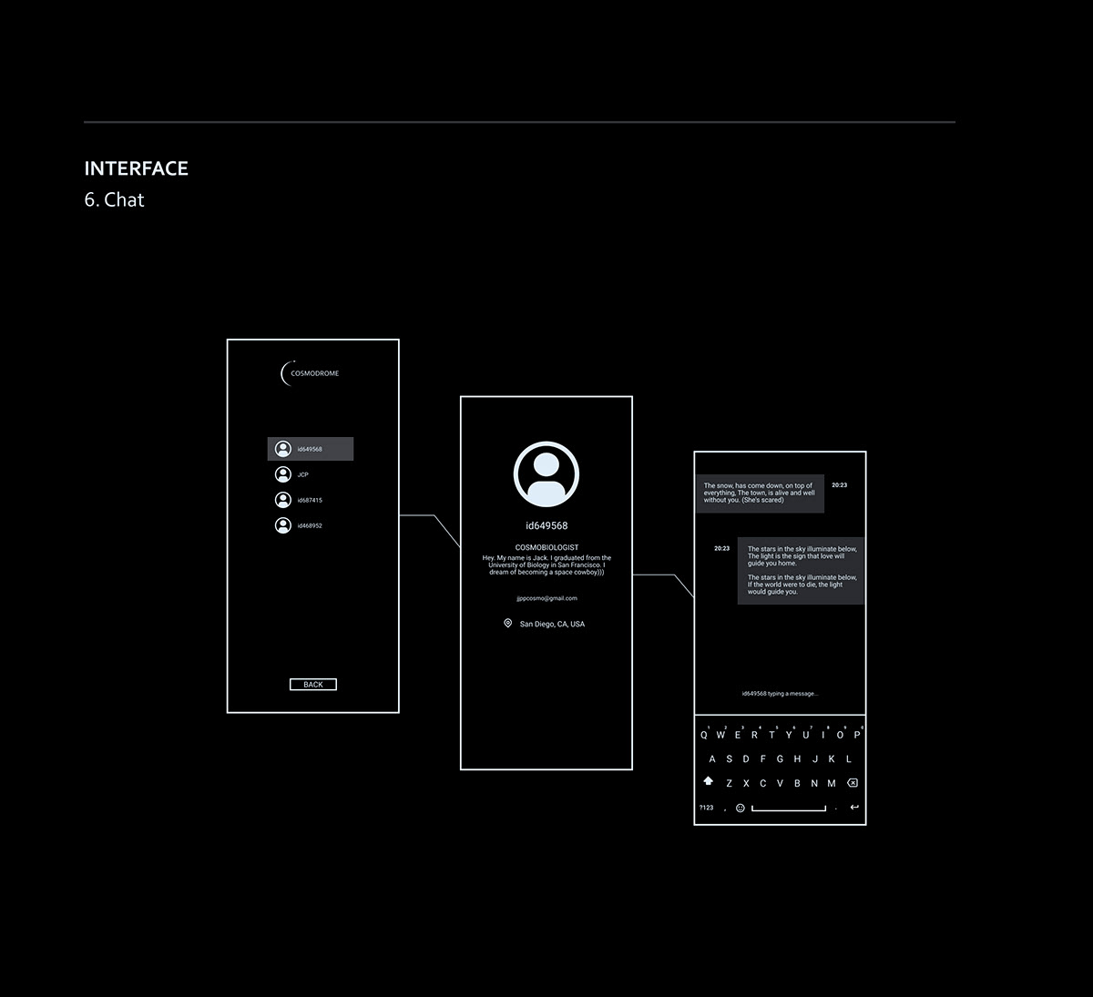 app black branding  design Interface logo minimal mobile ux/ui Web