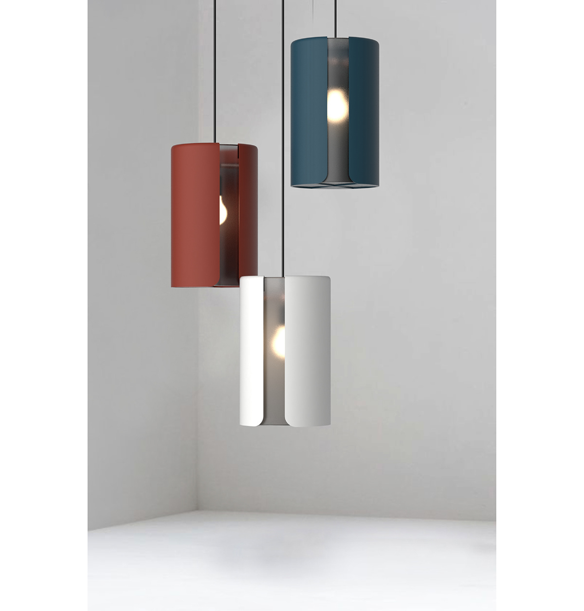 sleeve pendant Lamp pendant lamp lighting product design  industrial design  glass Lighting Design  Scandinavian