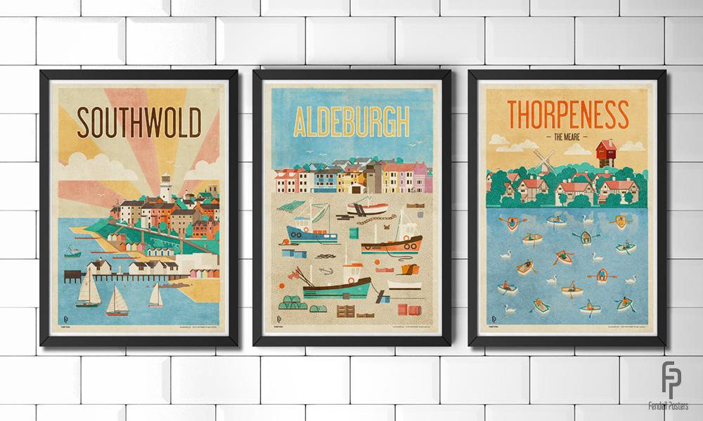 Thorpeness Poster on Behance