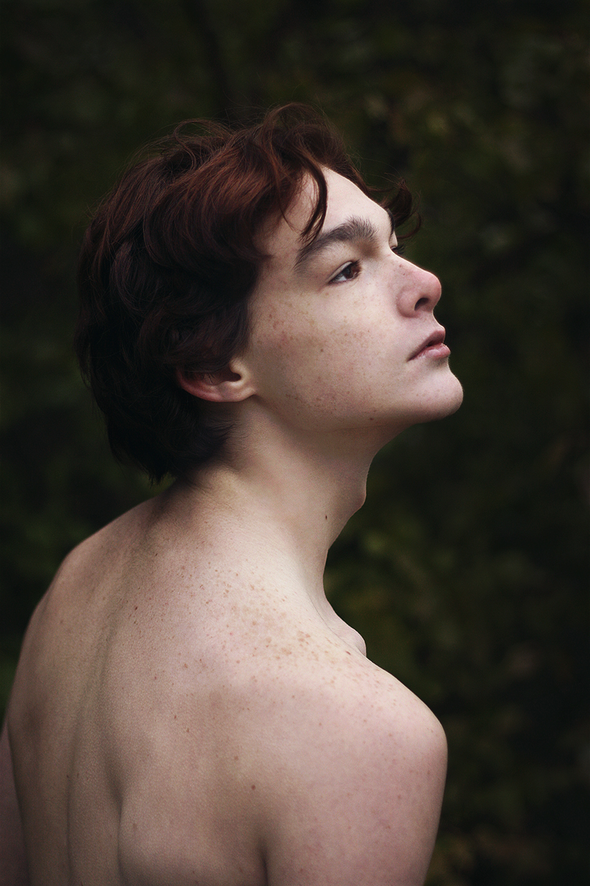 boy handsome redhair portrait Photography  nude man fairy