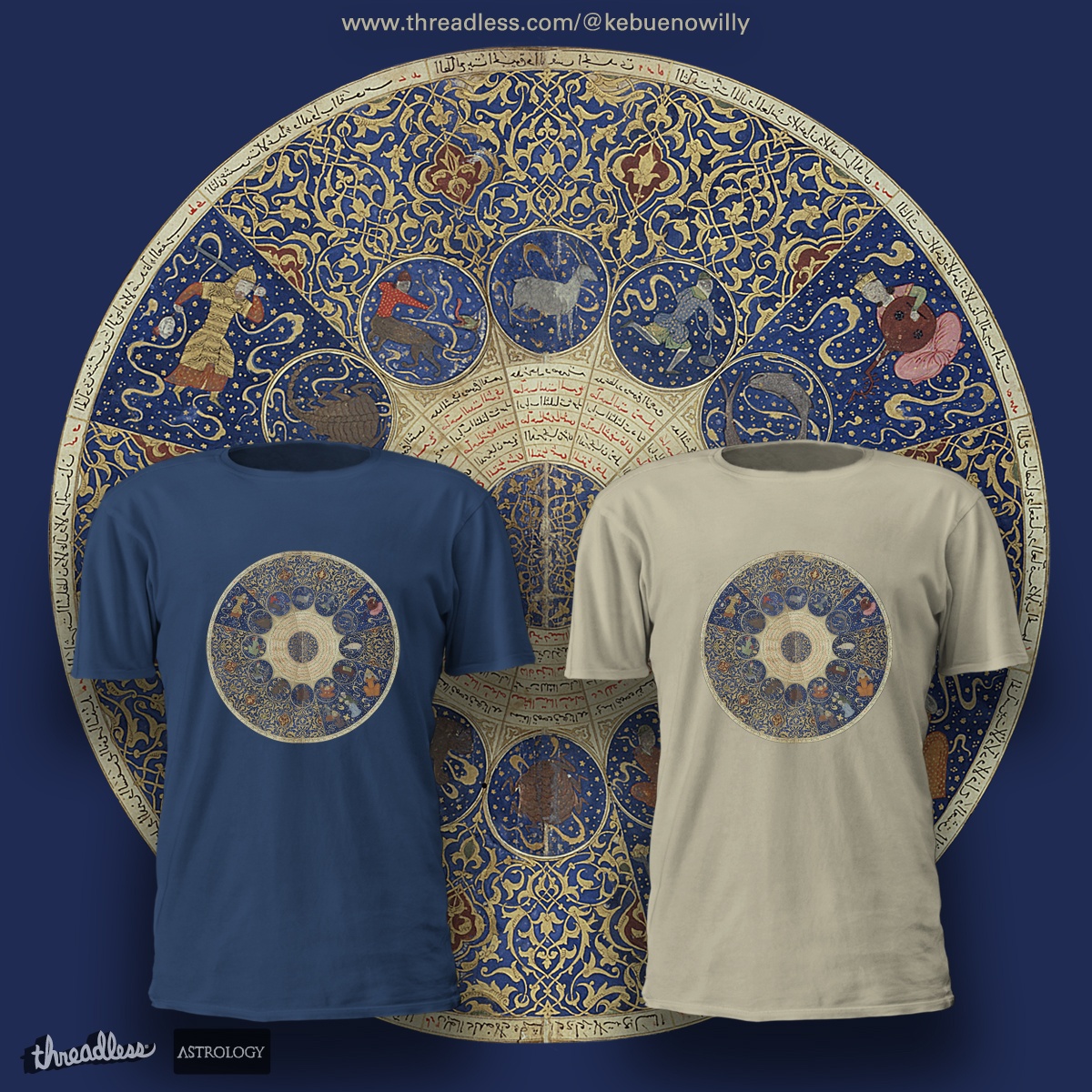 iskandar islamid islam Horoscope t-shirt Threadless