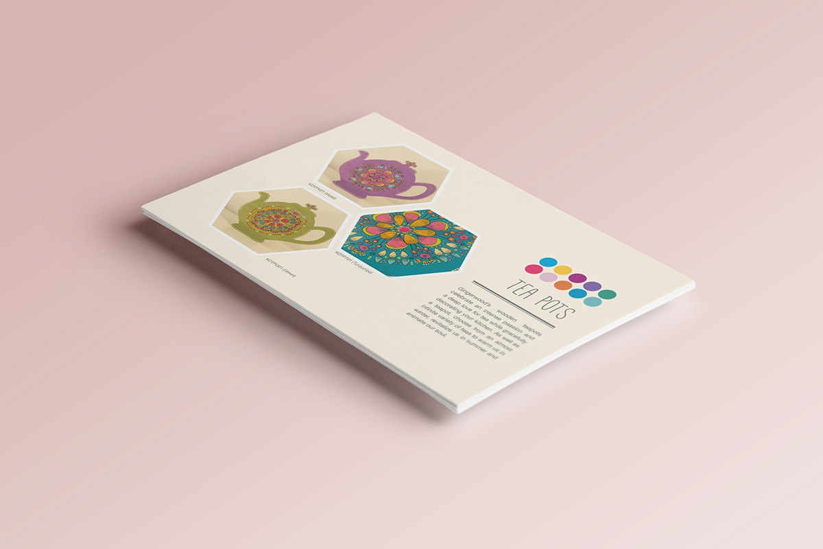 hand made graphic design colors nichos catalog cards handicraft