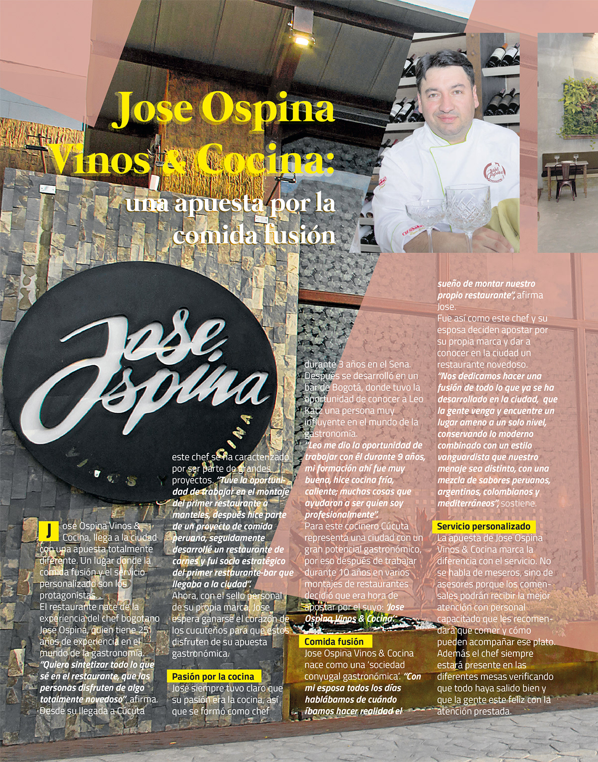 editorial joseospina design diseño revista magazine restaurant restaurante