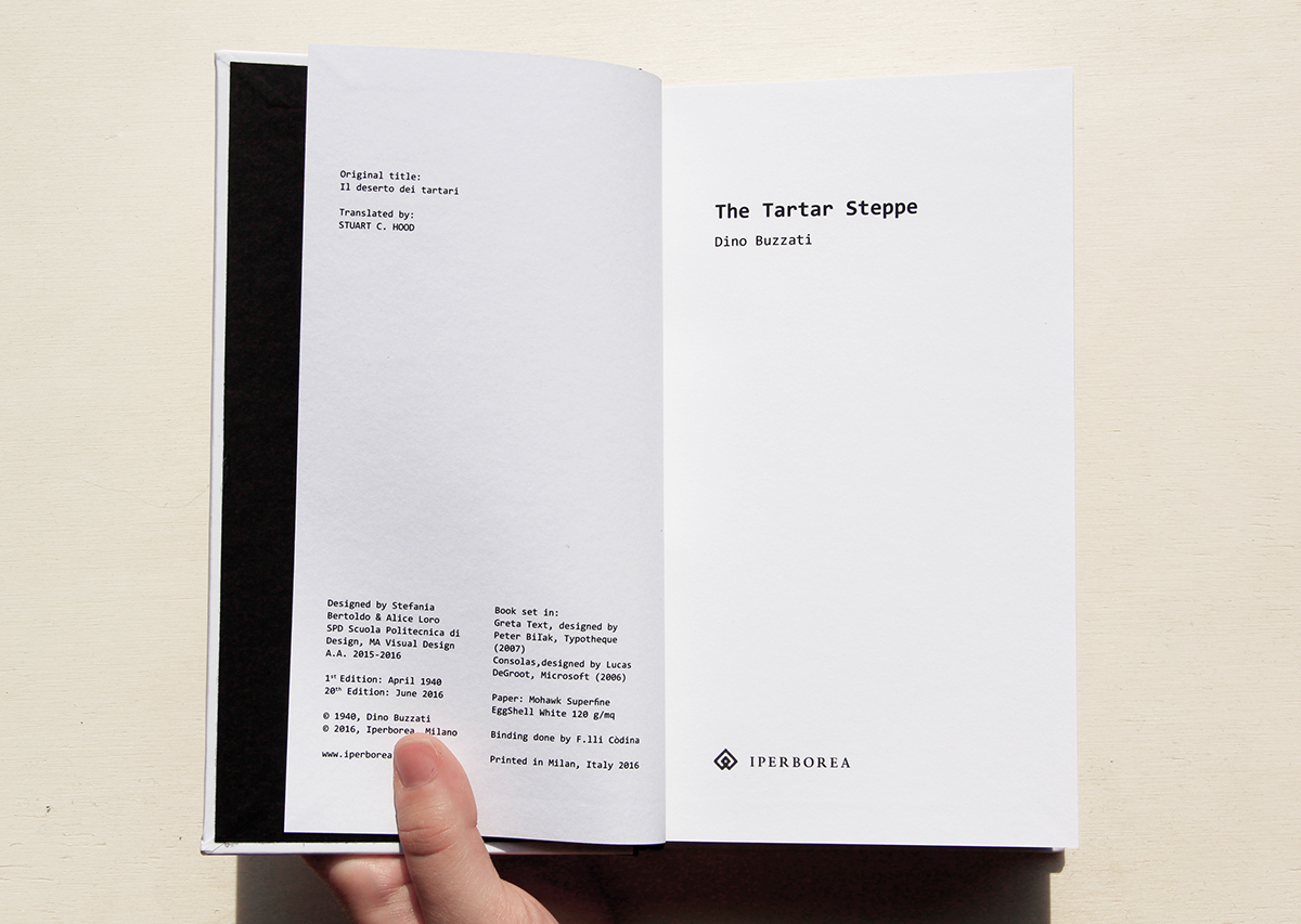 tartar steppe book design time Perfect Binding lead Flip book