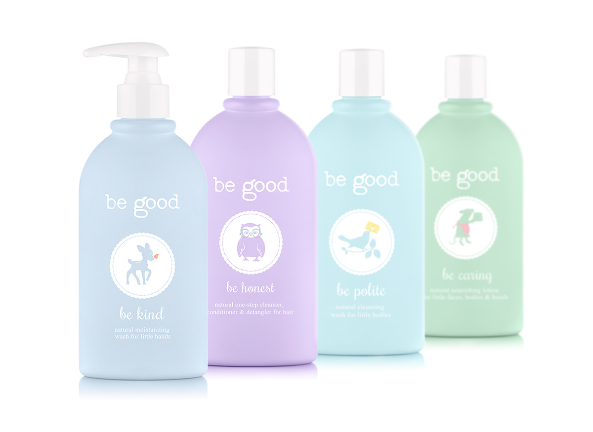 bath kids beauty haircare soft clean Illustrative bottle tube pastel simple modern Retro baby babies