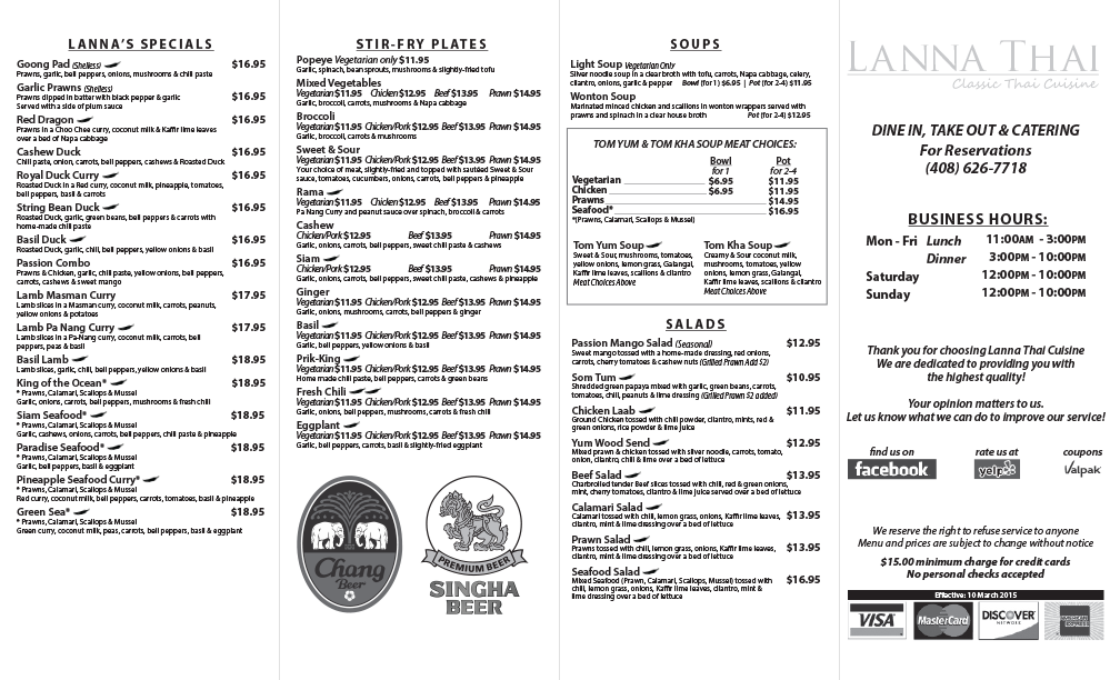 menu restaurant Layout menu design print
