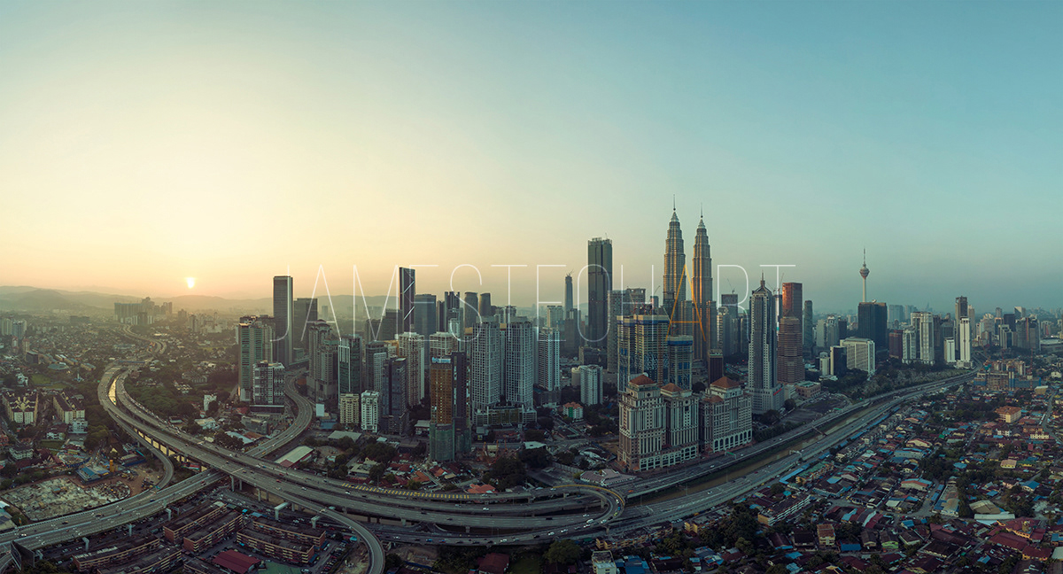 malaysia city kuala lumpur Urban skyline asian stock image