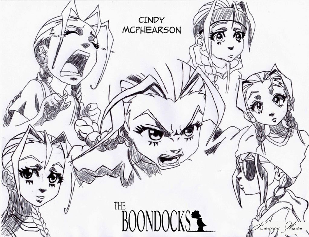 Cindy McPhearson from The Boondocks dynamic sketch