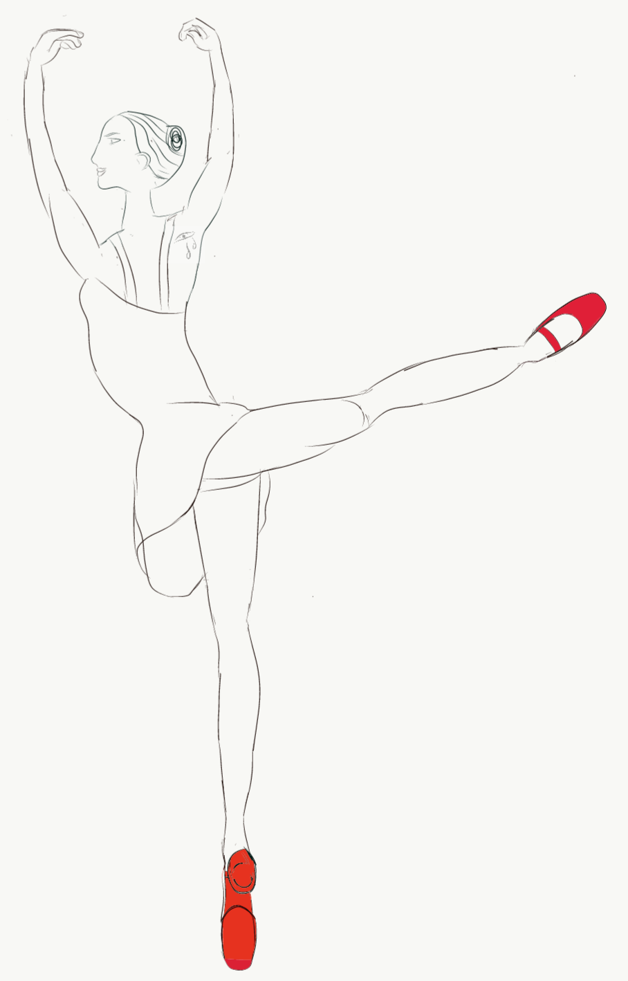 adobe draw arte bailarinas digital libertad MINIMALISMO DIGITAL skaters