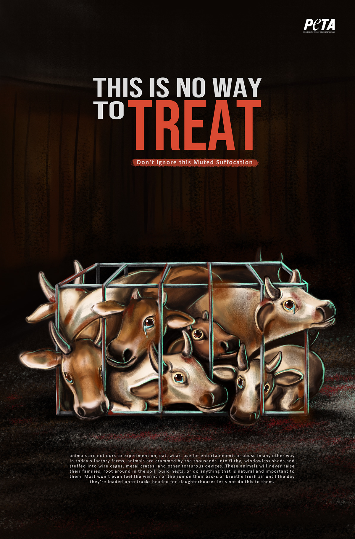 Advertising Campaign animal abuse animal cruelty Peta peta india save animal SAVE ANIMAL LIFE social ads stop animal abuse