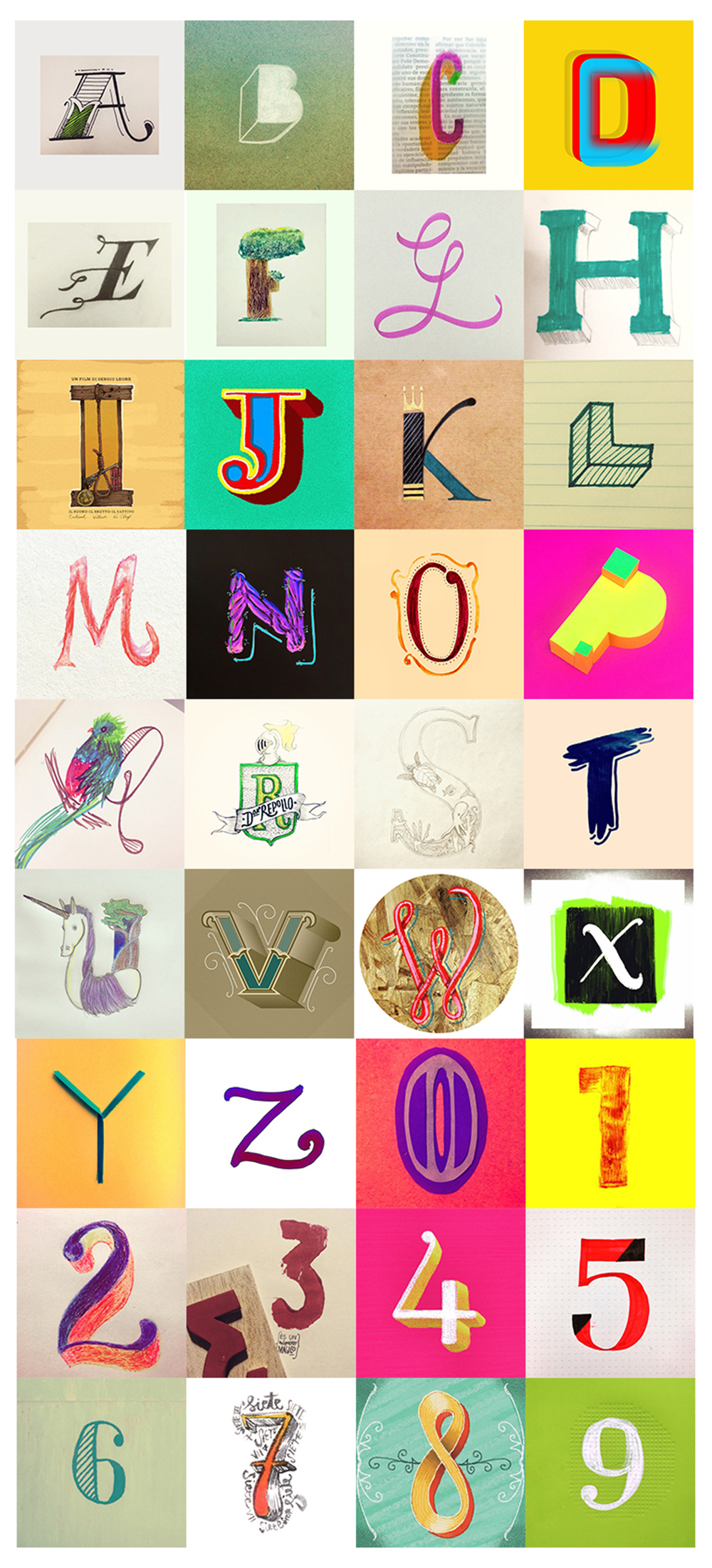 36daysoftype type Tipos abecedario alfabeto