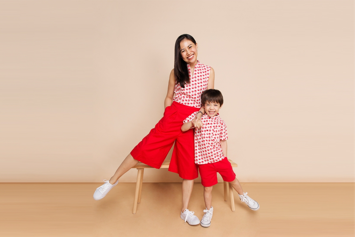 kidswear origami  prints spring family Fun design oriental