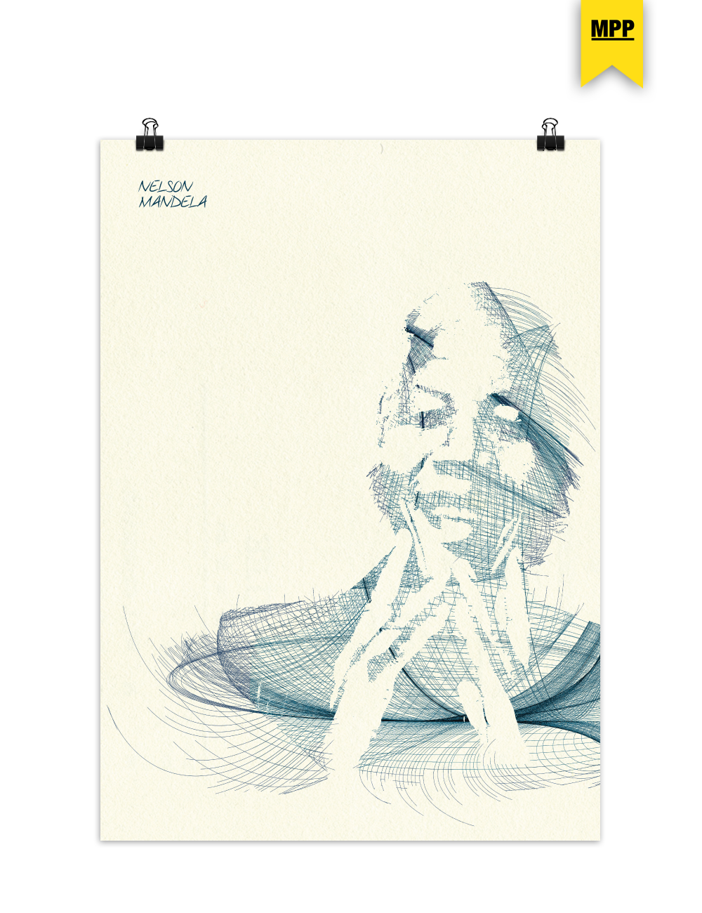 print poster Exhibition  award reggae contest design abstract Scrible lines camvas portrait