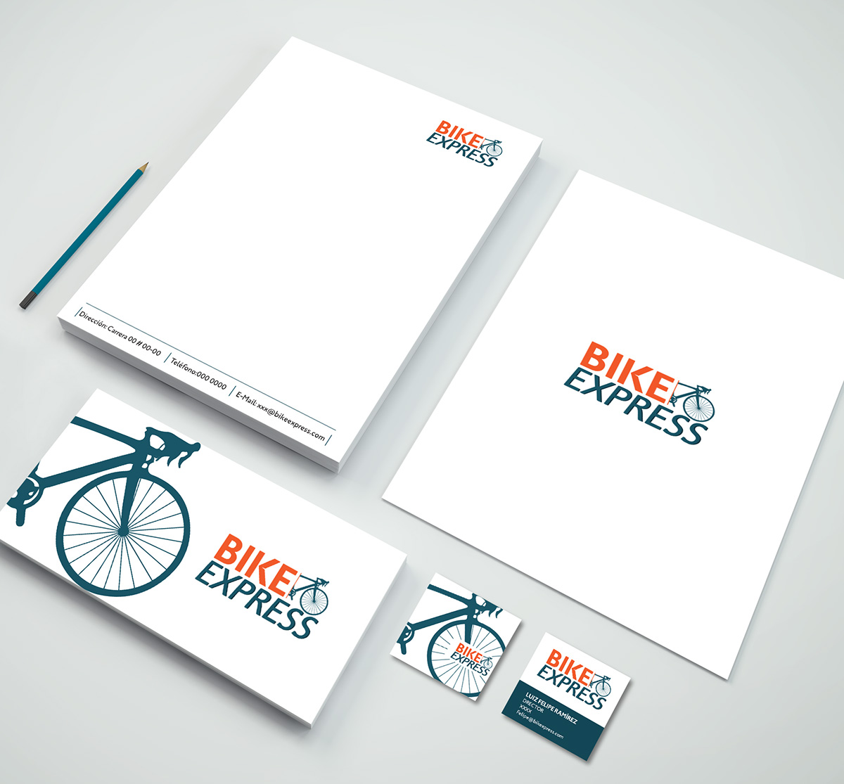 Cycling sports services ride team color creative