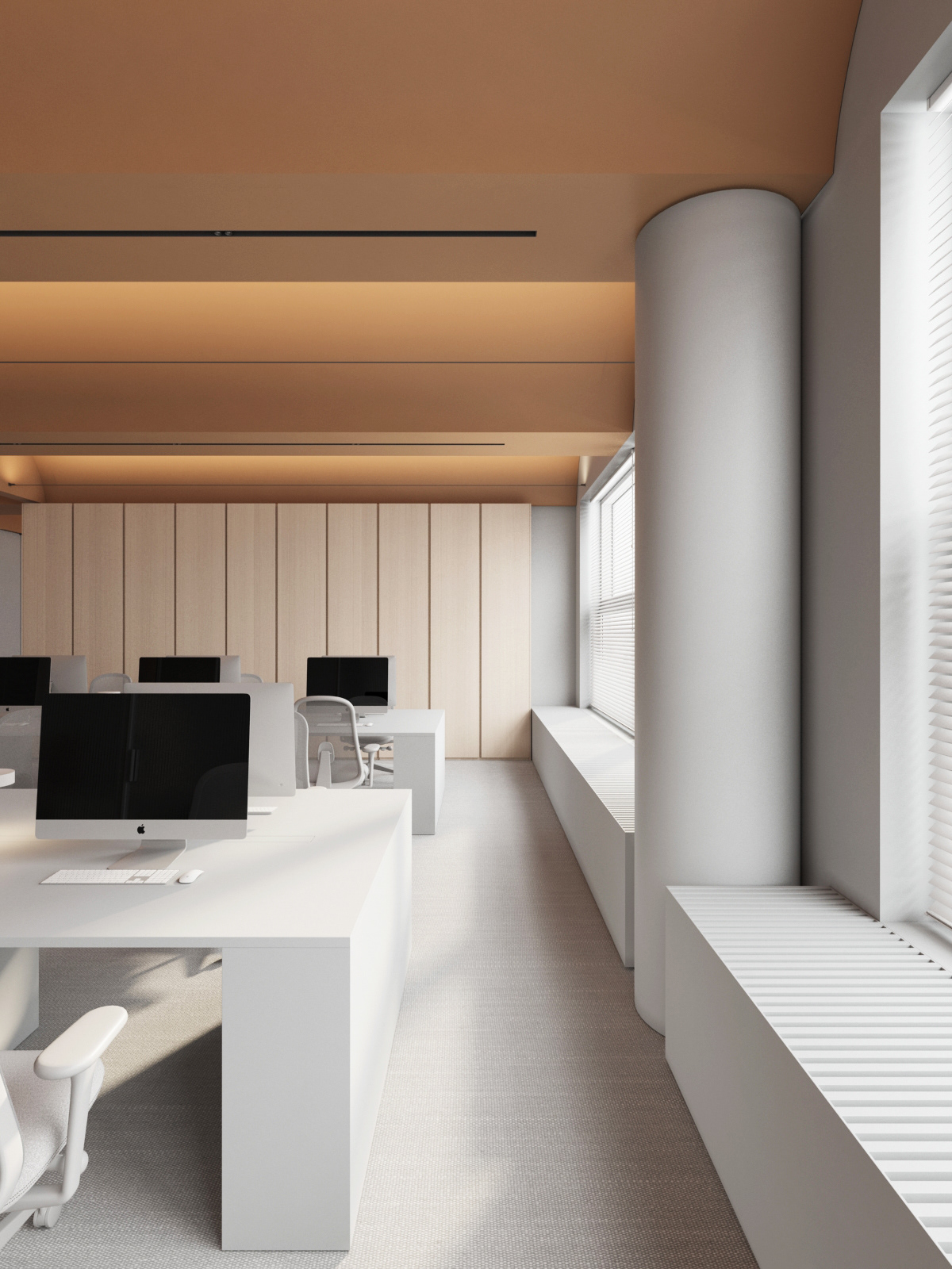 Office konica Interior design Minimalism
