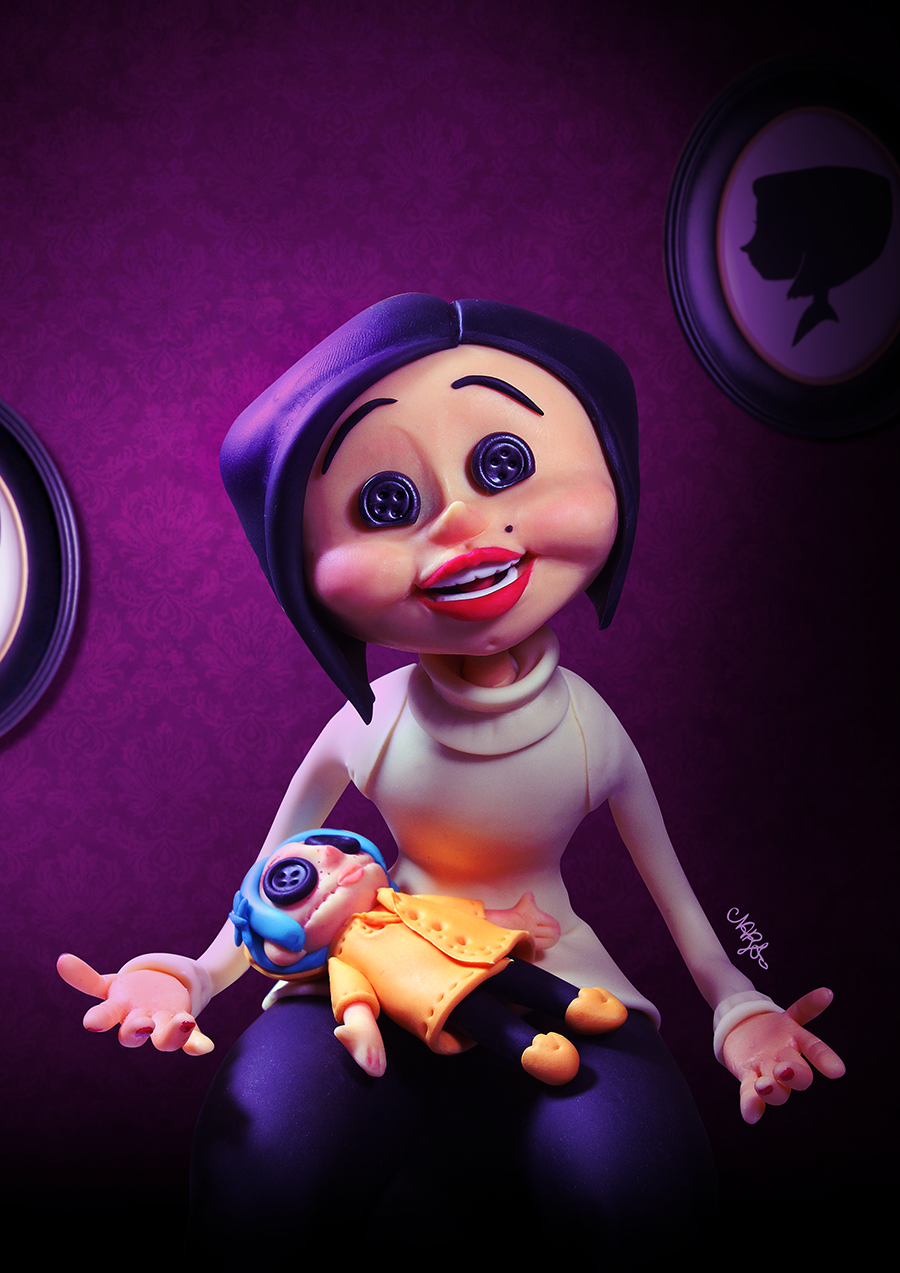 Laika House Coraline neil gaiman stop motion design fanart tribute other mother puppet