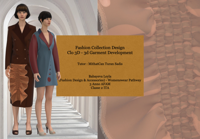 3D 3D garment development avatar clo Clo3d Fashion  fashion design garment istitutomarangoni product development