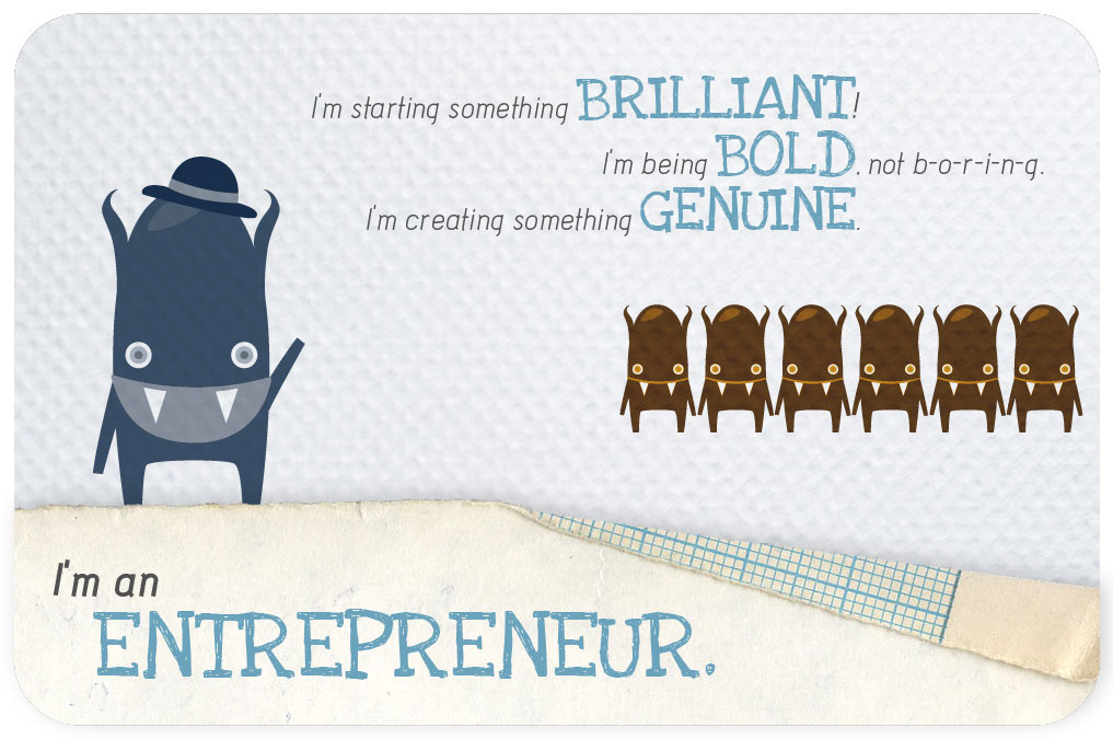 entrepreneur card design
