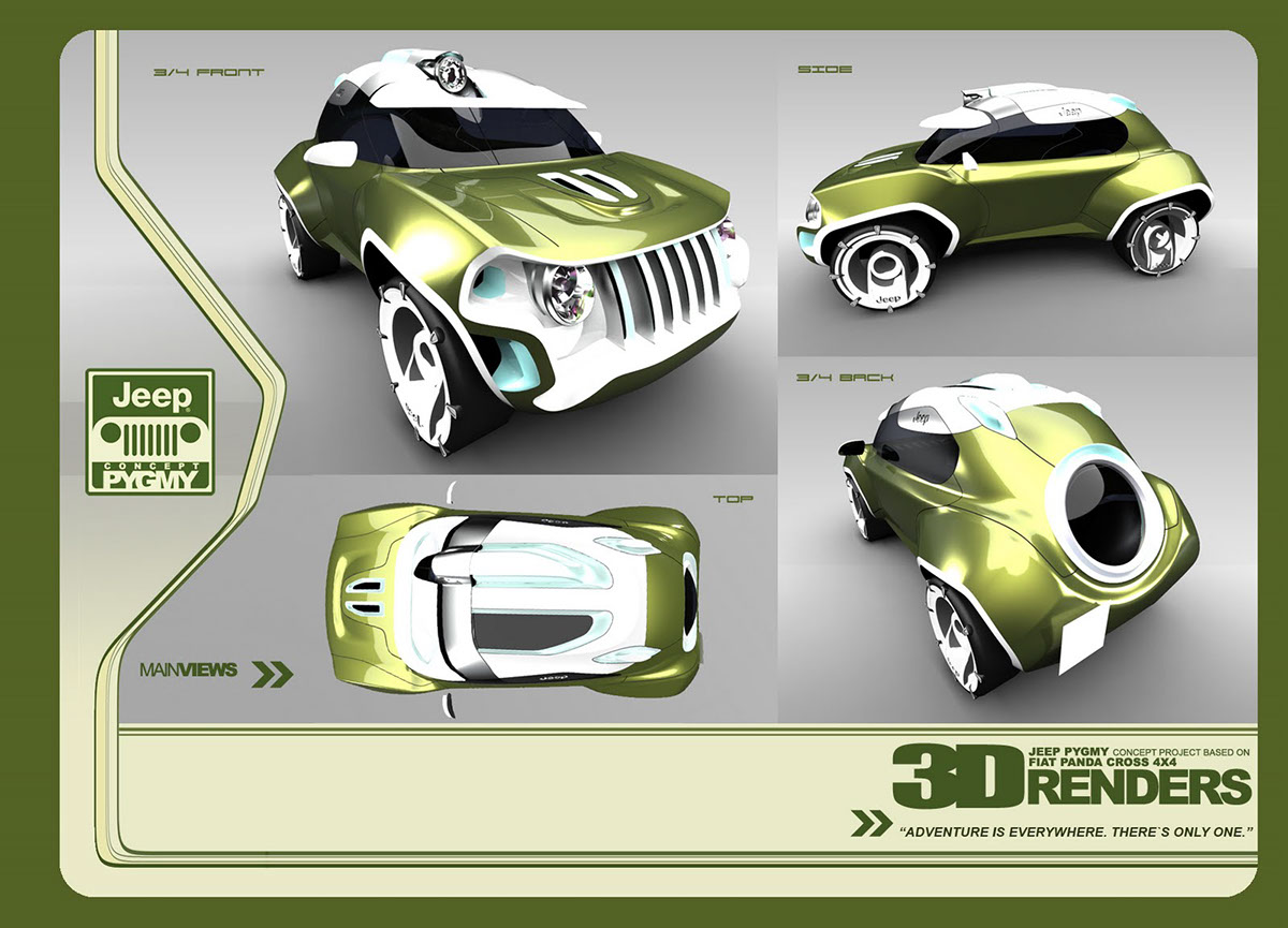 jeep pygmy car design ied chrysler