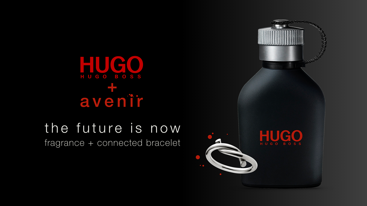Hugo boss Fragrance bracelet connected jewelry hugo model creative Original future avenir bluetooth concept Minimalism