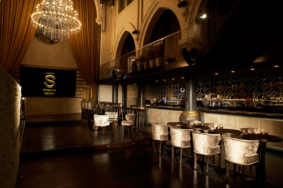 Martini church brussels bar club restaurant chic Hospitality