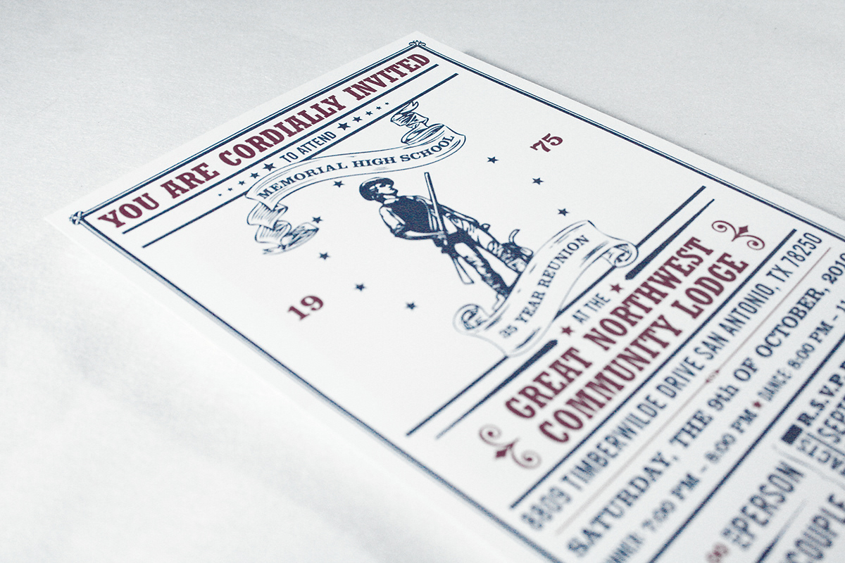 invitations Minute Man War Poster woodtype