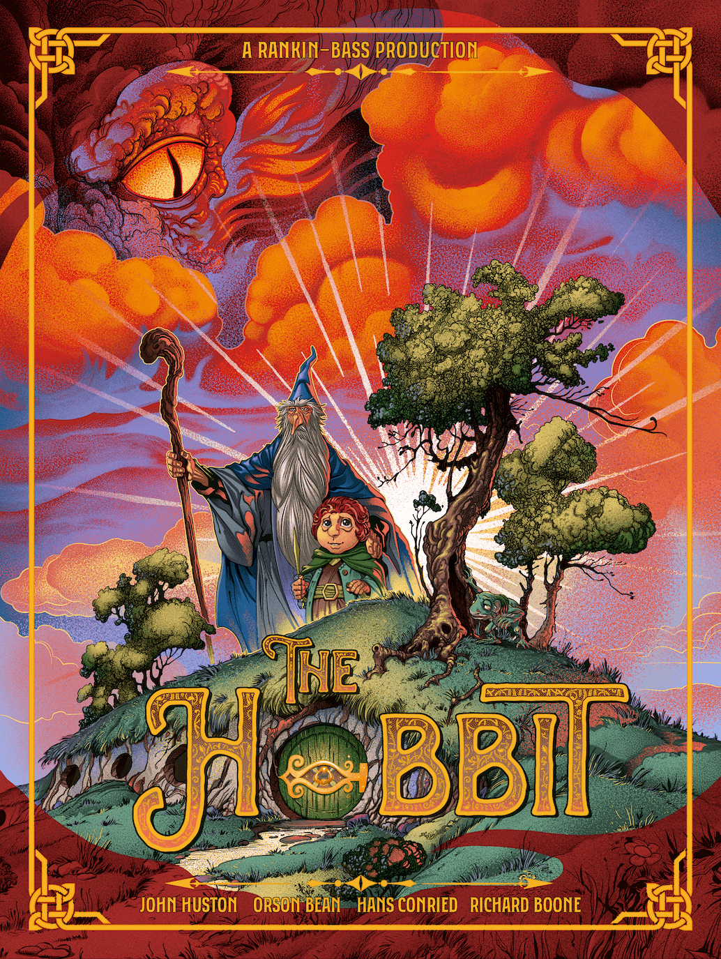the Hobbit Tolkien fantasy LOTR gandalf bilbo rings Gollum hobbit