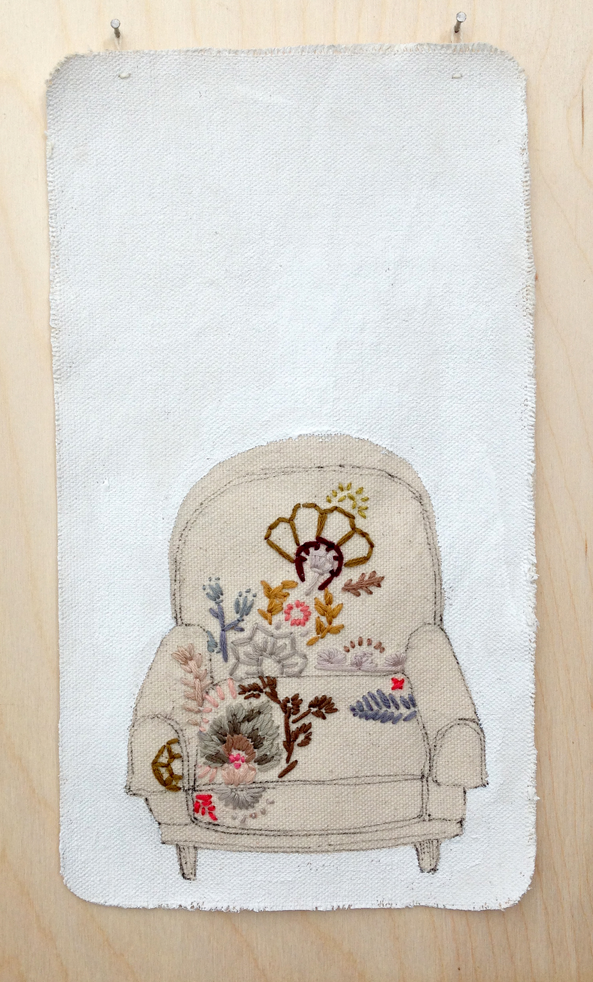 Embroidery canvas